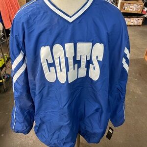 NWT MENS INDIANAPOLIS COLTS PULLOVER SIZE 6X